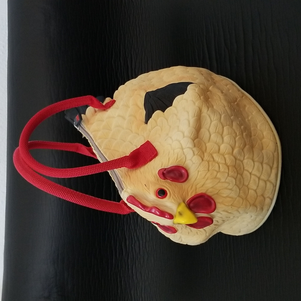 PiQ "The Hen" Rubber Chicken purse